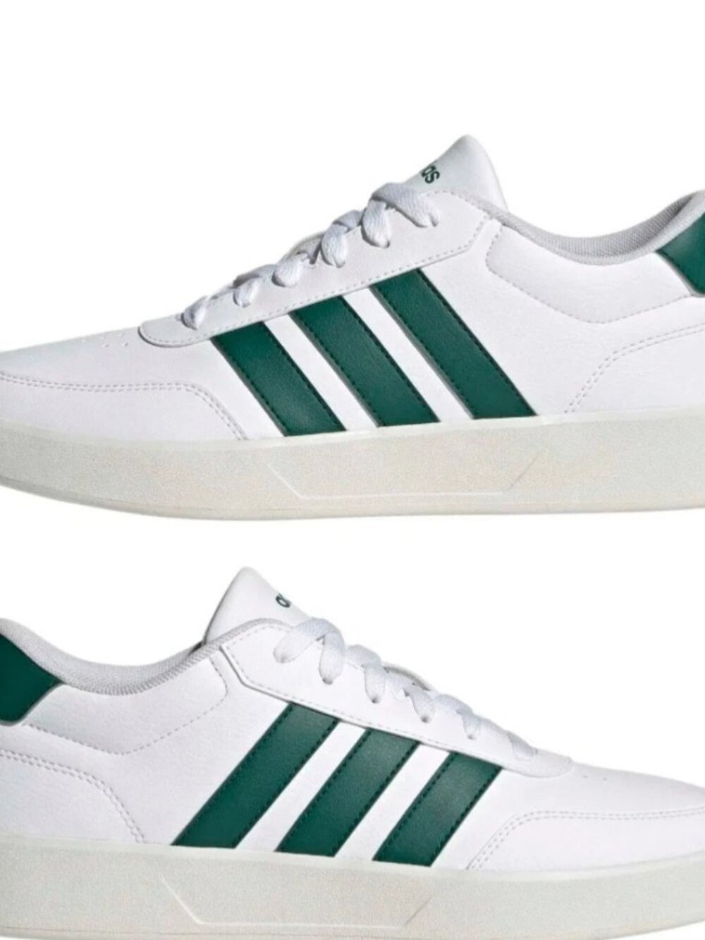 Adidas Men's Size 12 Breaknet 2.0 White Green Shoes Sneaker NIB